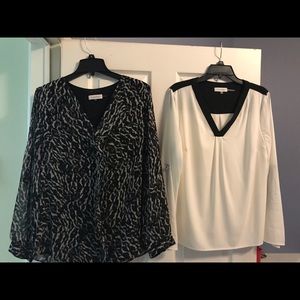 LOT of 2 Calvin Klein blouses